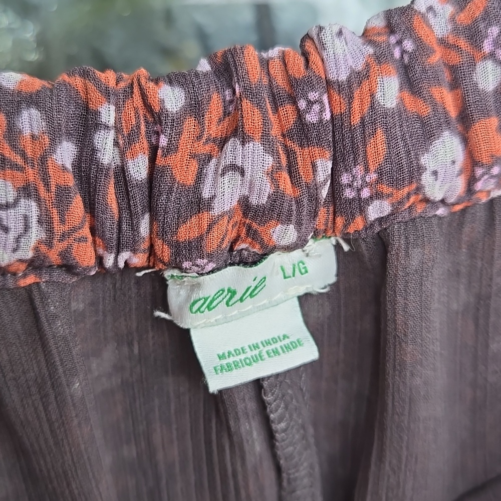 aerie Floral Tiered Maxi Skirt - Picture 3 of 3